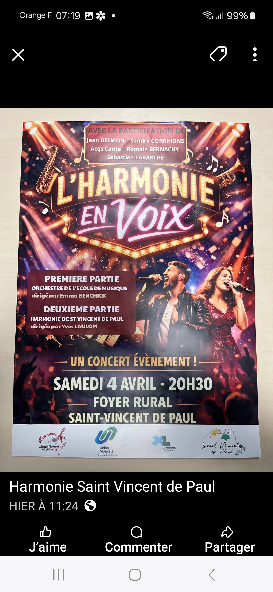 Concert Printemps Musical